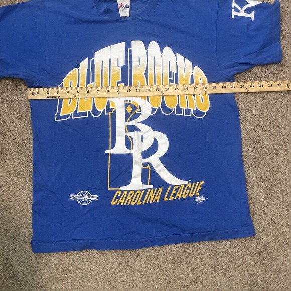 WILMINGTON BLUE ROCKS VINTAGE 90s‎ MILB MINOR LEAGUE BASEBALL TSHIRT LARGE - Picture 7 of 13
